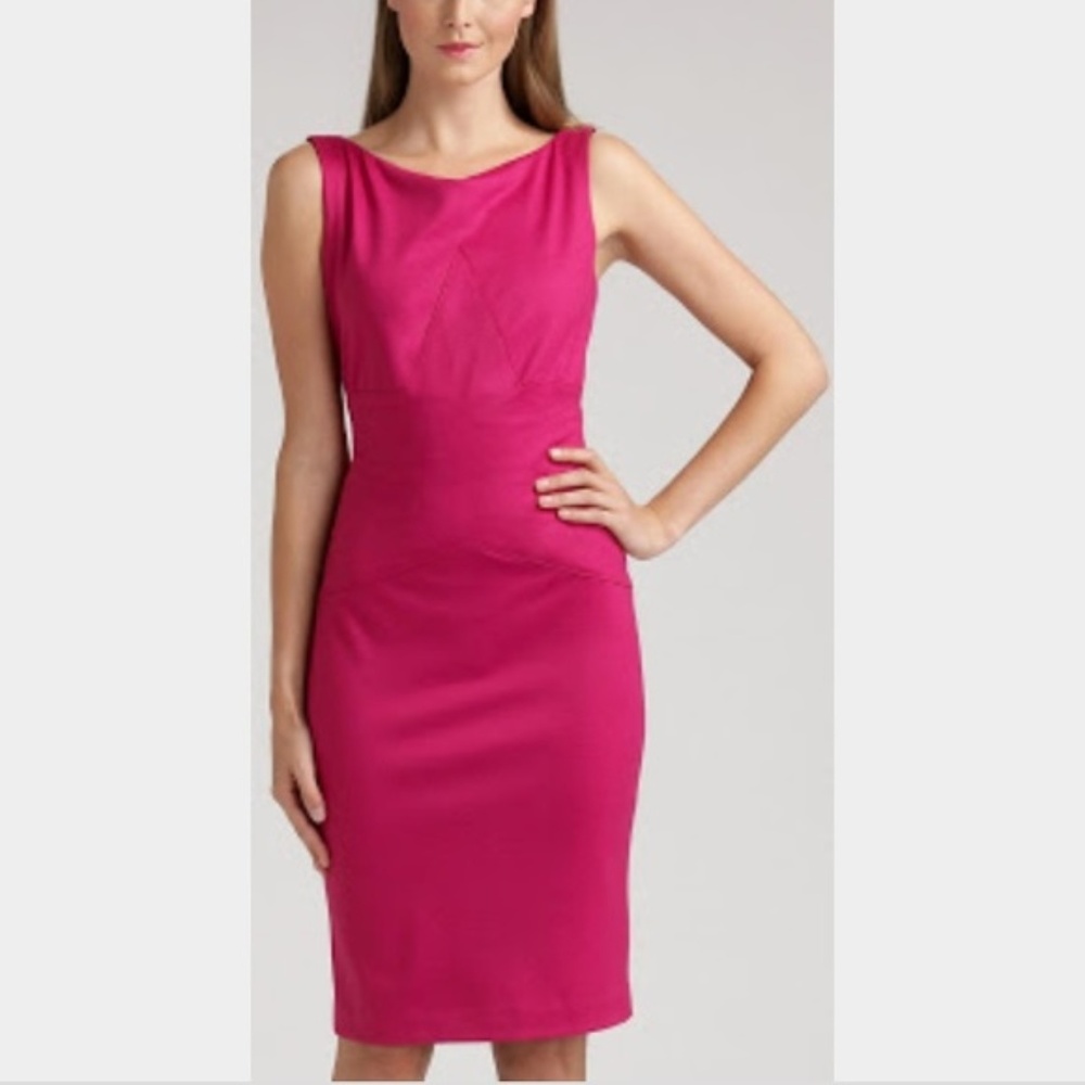 Diane Von Furstenberg DVF Renda Hot Pink Dress 6